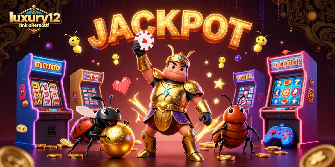 Experience the thrill of gambling with luxury12 link alternatif as vibrant 3D beetles celebrate jackpot wins.
