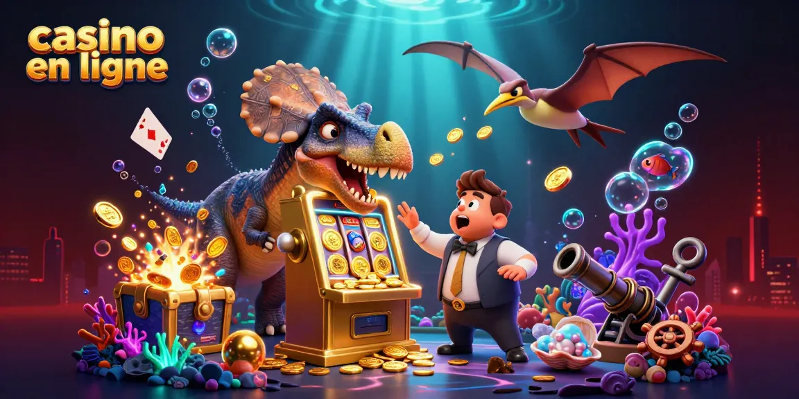Jouer à des jeux de casino en ligne dans un monde fantastique où le pachycephalosaurus remporte le jackpot!