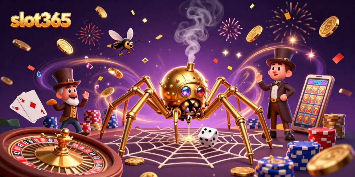 Experience thrilling wins with slot365 in a vibrant casino atmosphere, featuring rich graphics and dynamic gameplay elements.