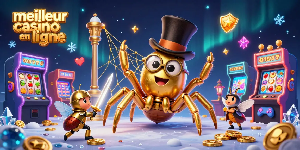 Vivez l'expérience du meilleur casino en ligne avec des personnages animés dans un univers de jeux.