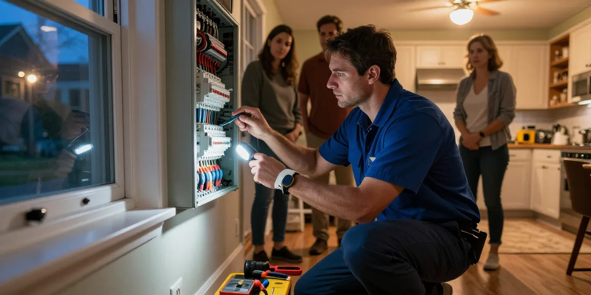 Call for urgent assistance when power issues arise; click here for emergency electrical services.