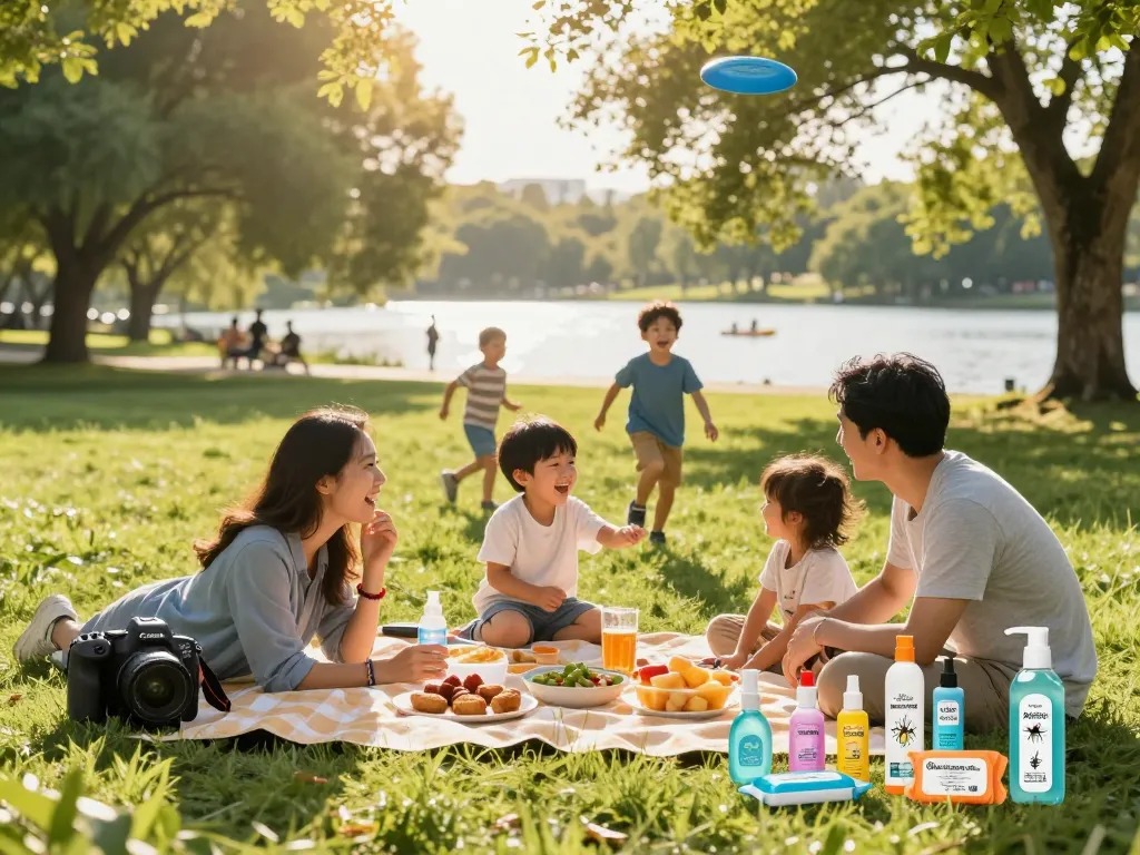 Best Mosquito Repellent solutions for family picnic in sunny park.