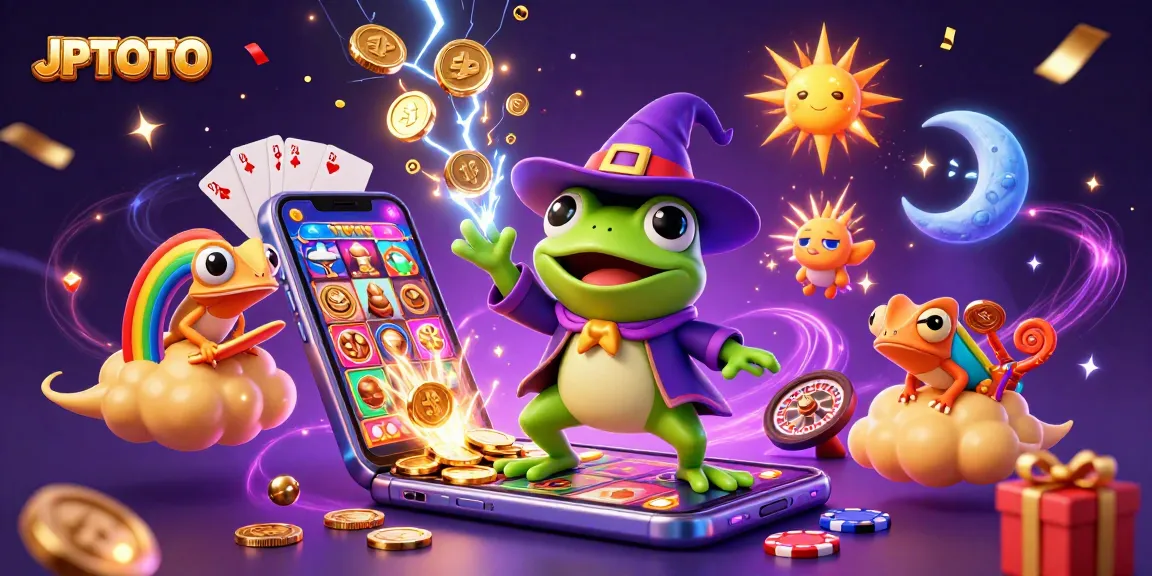 JPTOTO menawarkan pengalaman bermain slot dengan ribuan koin emas dan karakter unik dalam suasana meriah.