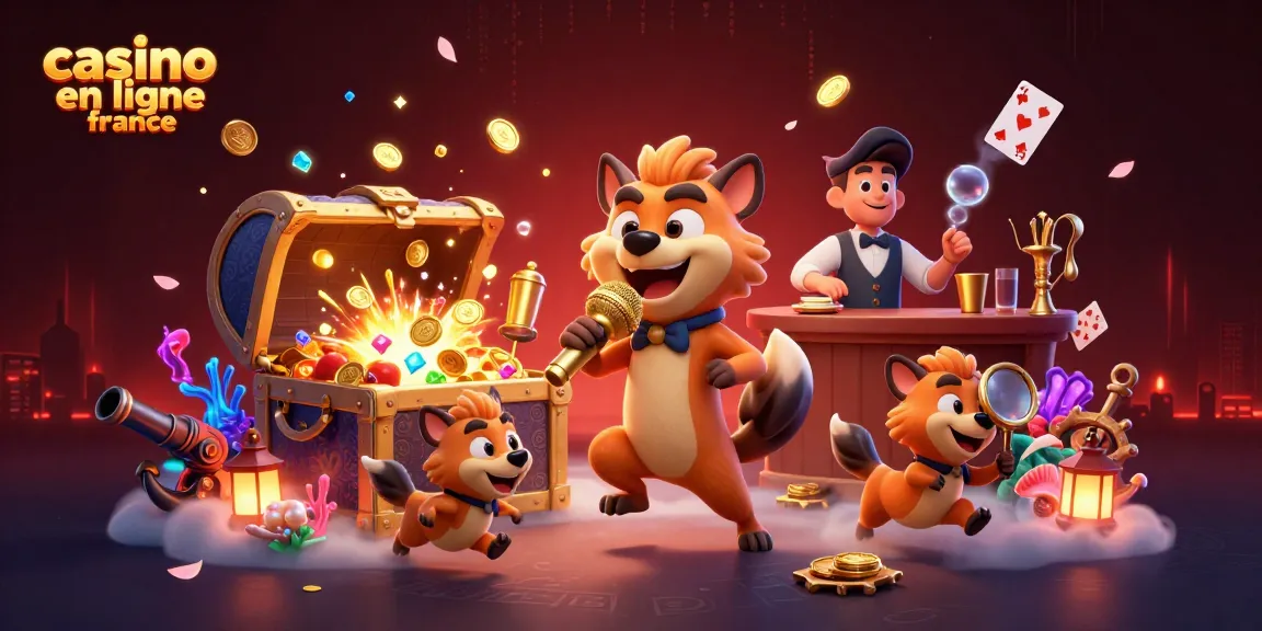 Plongez dans le monde du casino en ligne France avec des hyènes animées, mêlant comédie et aventures de jeu.
