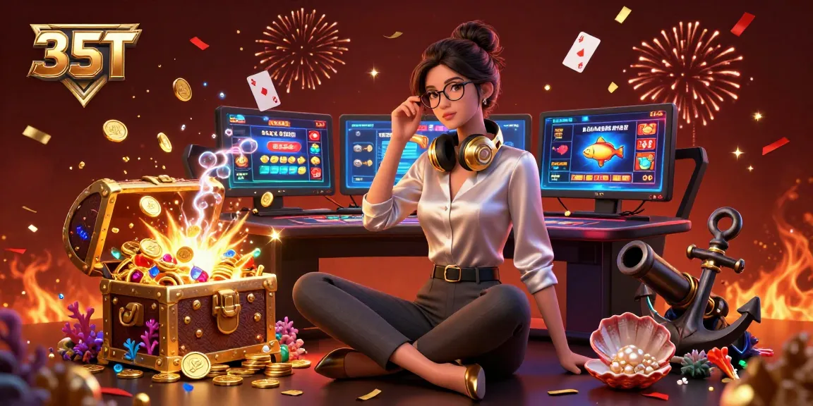 Experience thrilling gameplay at 35T with vibrant slots and dynamic casino elements.