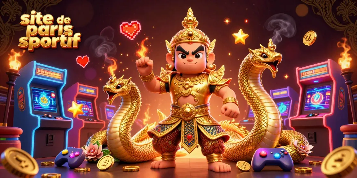 Pariez sur le site de paris sportif avec des personnages de casino animés en 3D dans un décor vibrant.