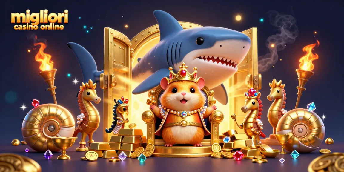 Scopri i migliori casino online con il re dei criceti d'oro in un ambiente ricco di tesori