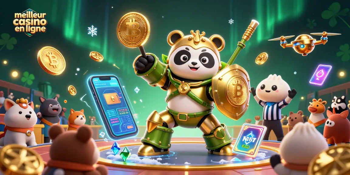 Découvrez le meilleur casino en ligne avec une illustration captivante d'un combat et des éléments de jeu exaltants.