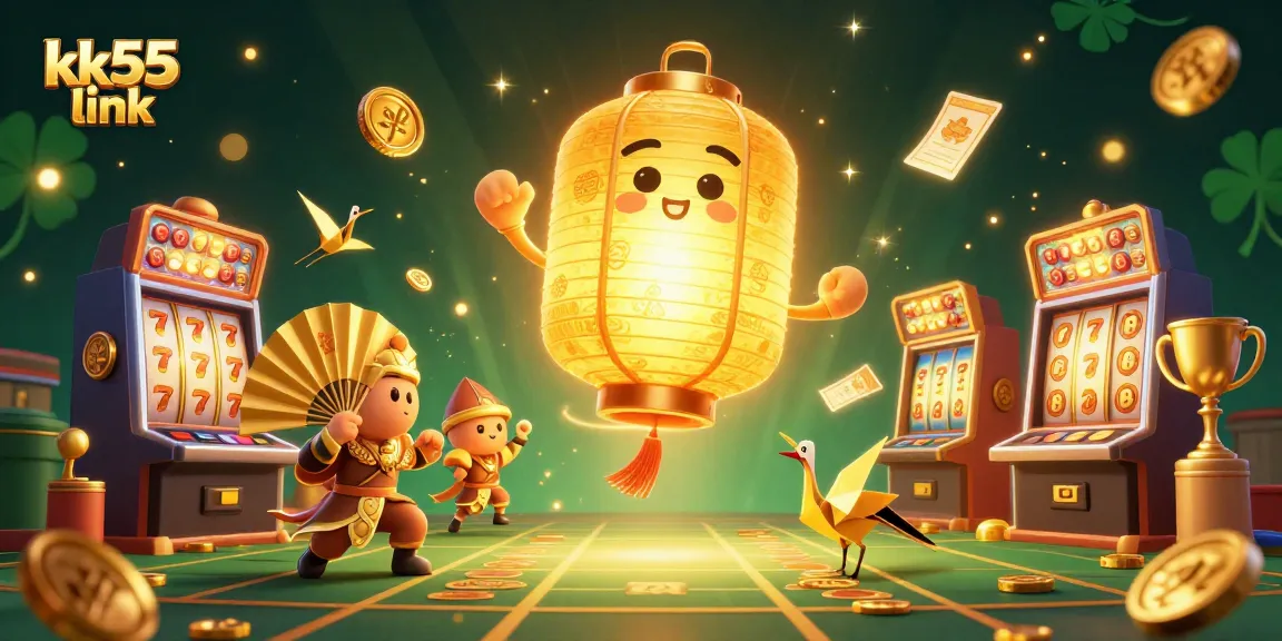 Experience exciting slots at KK55 link with golden lantern spirit and winnings all around.