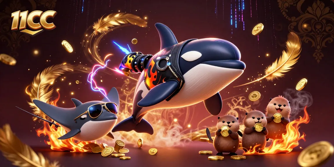 Experience the thrill of 11CC casino gaming with dynamic characters and golden treasures.