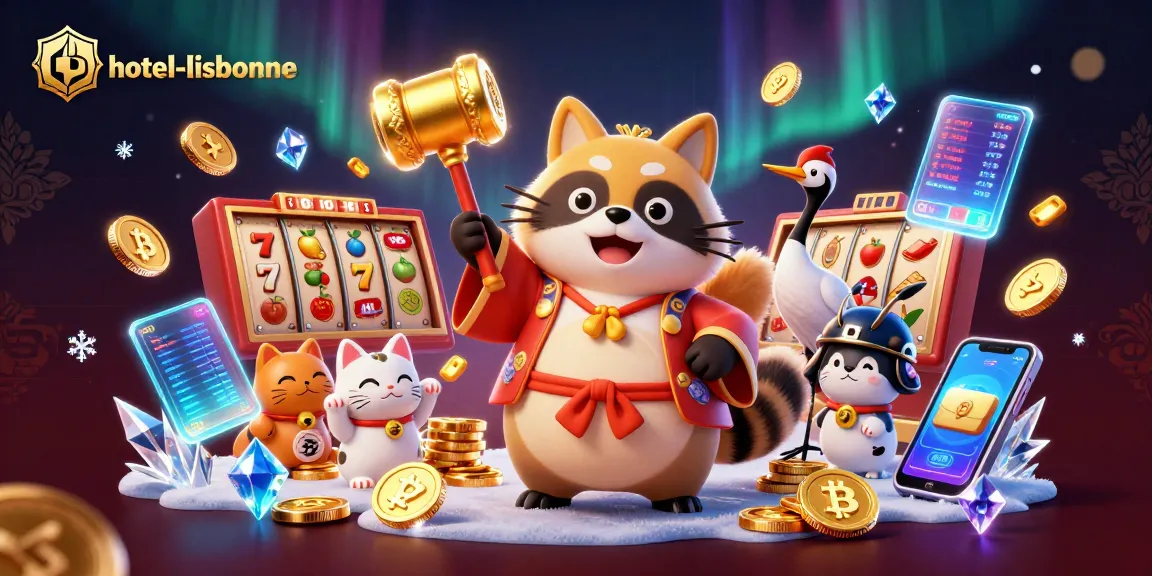 Play games at hotel-lisbonne and enjoy exciting jackpot experiences with vibrant casino characters.
