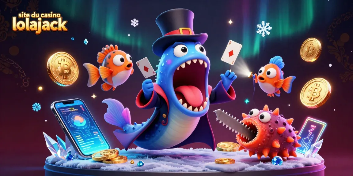 Experience thrilling gameplay at the site du casino lolajack with vibrant neon crypto details.