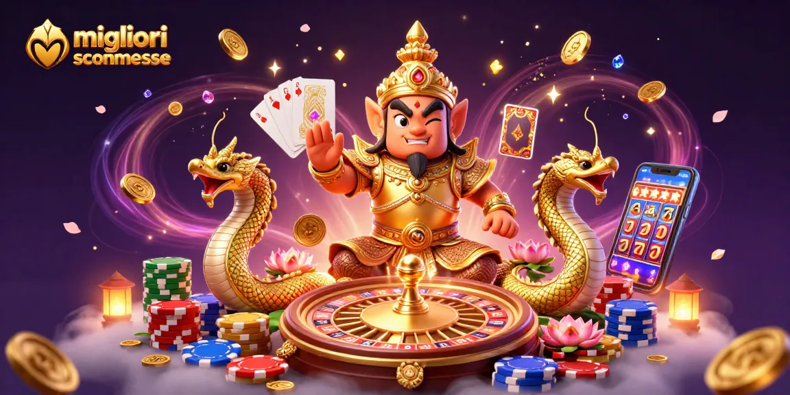 Scopri i migliori siti scommesse con guardian yaksha e giochi neon in un ambiente vibrante.