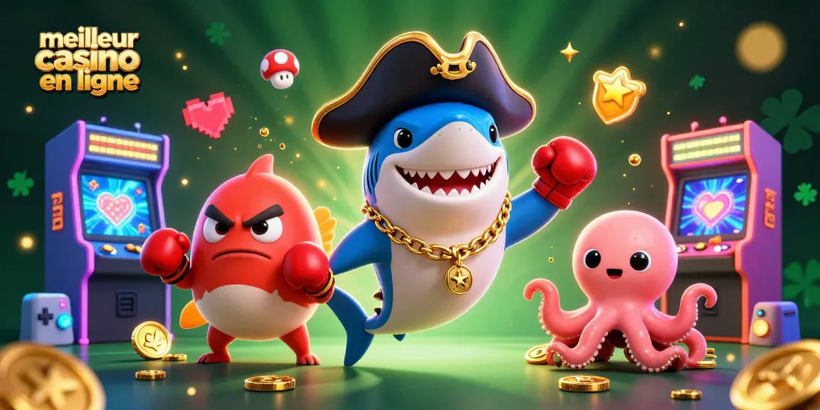 Plongez dans l'univers du meilleur casino en ligne avec des créations marines amusantes et des jeux brillants.