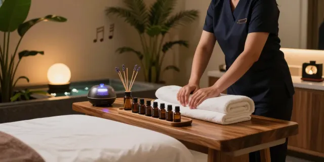 Experience the best 검단출장마사지 in a tranquil therapy room setting with calming ambiance and professional care.