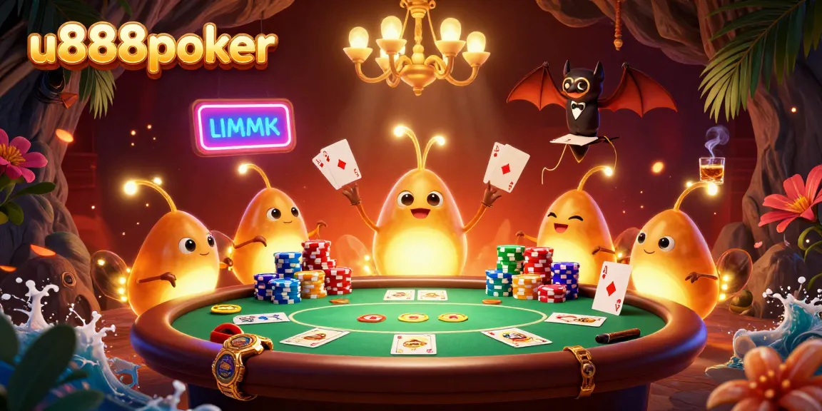 Light up your gaming experience with u888poker in this vibrant casino scene.