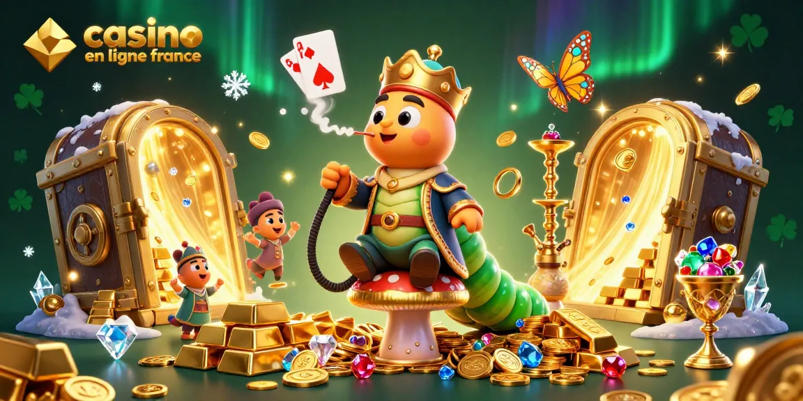 Jouer sur casino en ligne france avec une illustration d'une scène de casino éclatante.