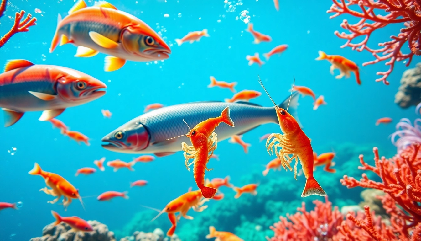 See where does astaxanthin come from through vibrant underwater marine life, highlighting colors and ecosystems.