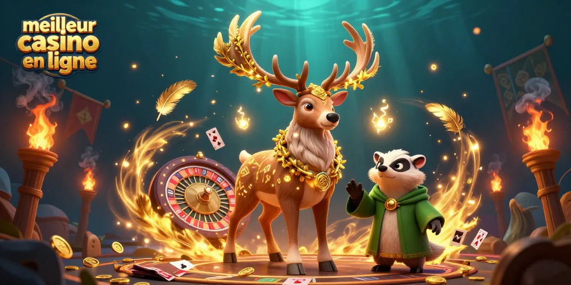 Visualiser les dangers du meilleur casino en ligne à travers un tableau captivant rempli de pièces d'or.