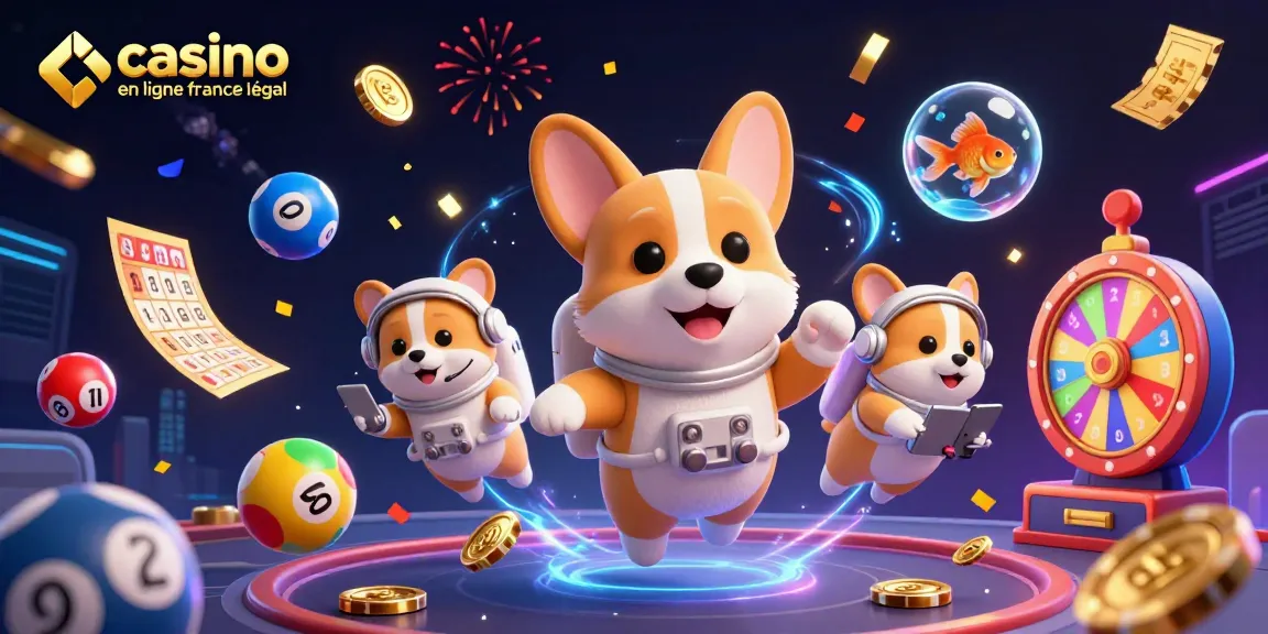 Découvrez le casino en ligne légal en France à travers une illustration animée avec des personnages captivants.