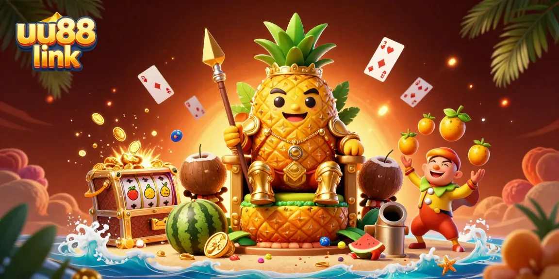 Engage in thrilling casino action with the uu88 link game featuring vibrant characters and symbols.