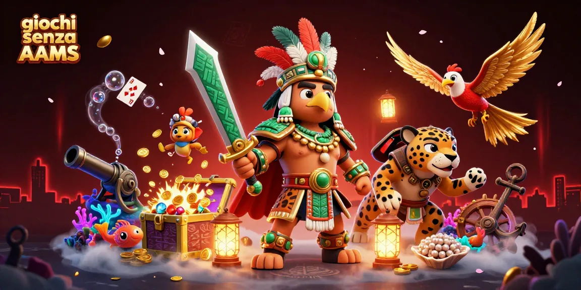 Gioca nei migliori casinò e scopri i giochi senza AAMS, con guerrieri aztechi e tesori nei fondali marini.