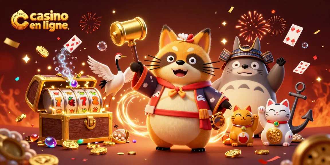 Jouez à casino en ligne avec ces chanceux tanuki et maneki-neko tout en découvrant des trésors sous-marins.