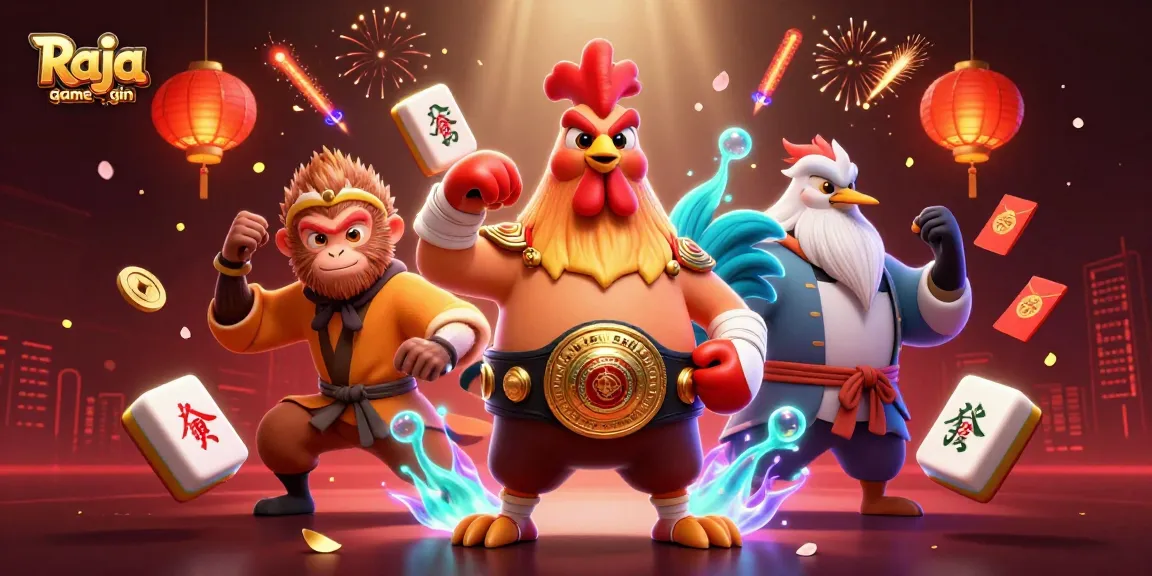 Experience the thrill of Raja game login with colorful characters and engaging casino elements.