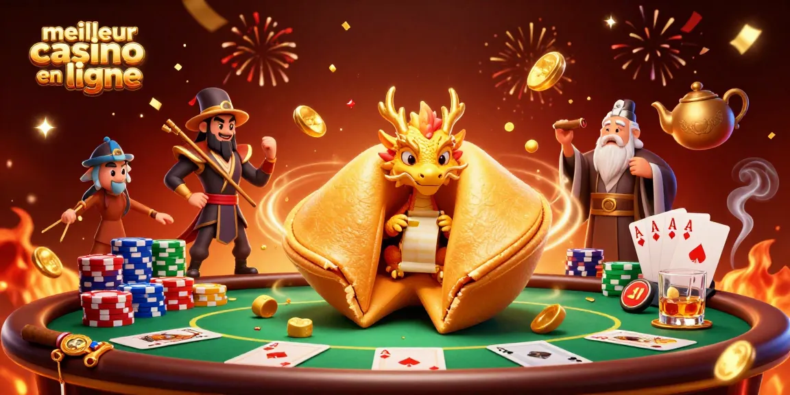 Jouez au meilleur casino en ligne avec des dragons sages et des guerriers en plein scénario de poker dynamique.