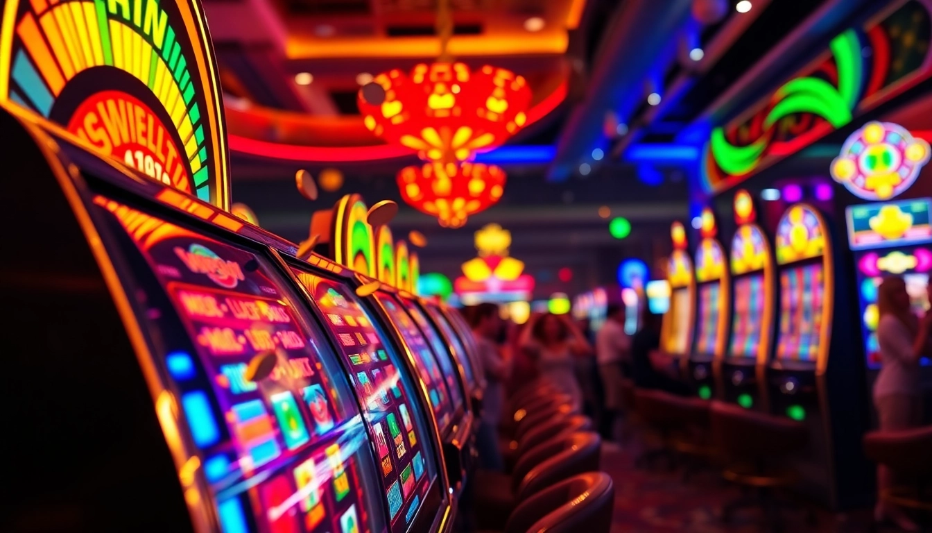 Slot gacor mengungkap momen kemenangan dengan mesin slot berwarna-warni.