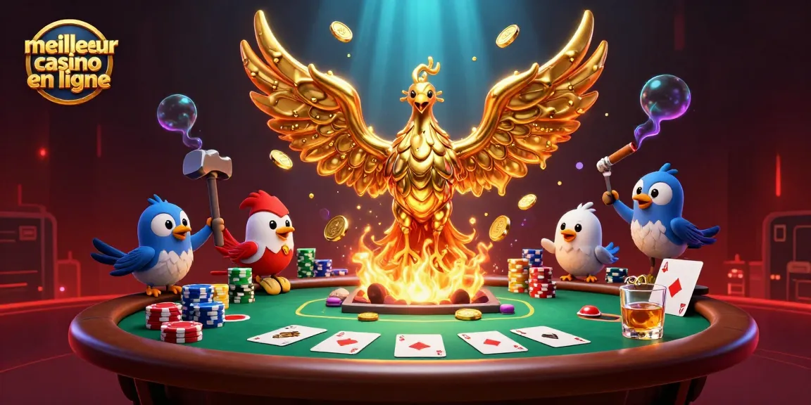 Un joueur gagne à un meilleur casino en ligne en remportant des jetons au poker.