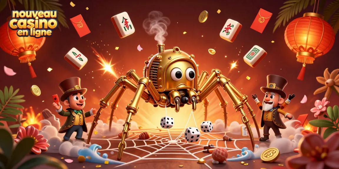 Profitez du nouveau casino en ligne avec une illustration dynamique captivante.
