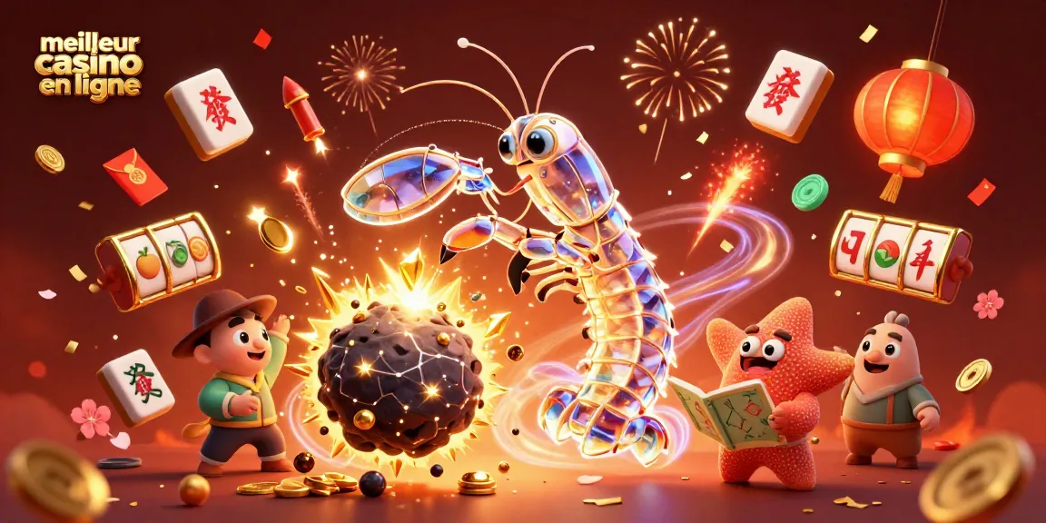 Jouez au meilleur casino en ligne avec un samouraï galactique et des symboles de chance.