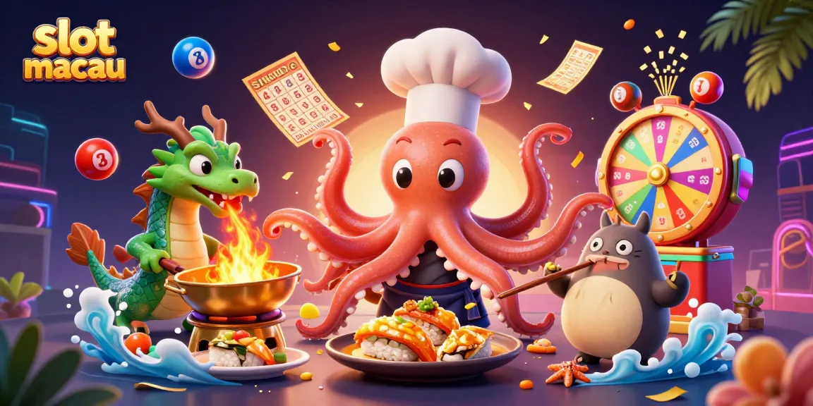 Experience the excitement of slot macau with vibrant characters and dynamic gaming elements.
